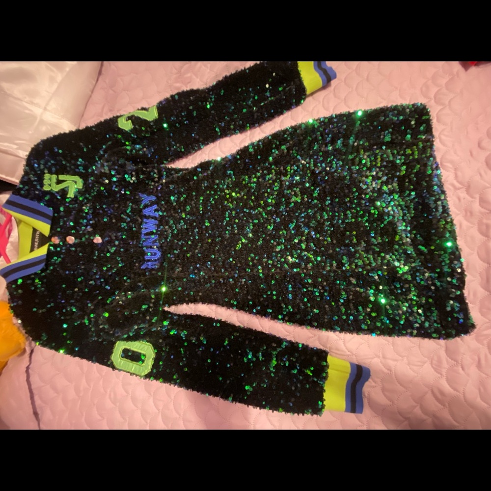 Green and black Shane Justin dress